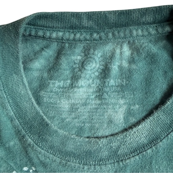 Vintage Y2K The Mountain Bass Fish Tie Dye Graphic T-Shirt XL Fishing Nature Tee - Picture 5 of 5